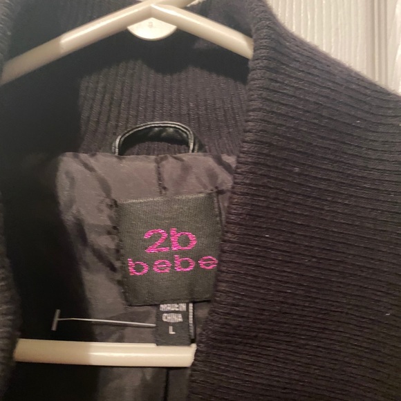 2b Bebe Faux Leather Jacket - Picture 3 of 3